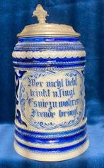 Duitse bierpul met opschrift., Antiek en Kunst, Antiek | Keramiek en Aardewerk, Ophalen of Verzenden