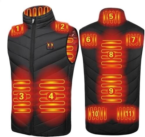 Verwarmde Bodywarmer maten S - M - L - XL - 2XL-3XL, Kleding | Dames, Bodywarmers, Nieuw, Maat 38/40 (M), Zwart, Verzenden