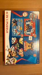 Paw patrol 4 puzzels, Ophalen of Verzenden, 10 tot 50 stukjes, Gebruikt, 2 tot 4 jaar