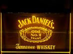 Led Lichtbord JACK DANIELS 3d neon look, Ophalen of Verzenden, Nieuw, Lichtbak of (neon) lamp