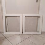 2x Ikea vitrinedeur LJUSVIK - 60x64cm - voor BESTA kast, Ophalen, Gebruikt, Glas, 50 tot 100 cm