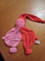 Prenatal spook knuffeldoek tutdoek roze rood ster rond oog, Ophalen of Verzenden, Gebruikt, Overige typen