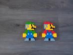Mario en Luigi van bouwsteentjes lego steentjes decoratie, Ophalen of Verzenden, Lego, Zo goed als nieuw, Losse stenen