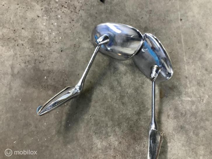 Volvo Amazon Duett PV 544 set 2x buitenspiegel spiegel, Auto-onderdelen, Spiegels, Gebruikt, Ophalen of Verzenden