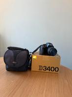 Nikon D3400 Spiegelreflexcamera met 18-55mm Lens, Ophalen, Gebruikt, Spiegelreflex, Nikon