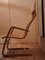 Vintage Ikea Poang Pitriet Bamboe Stoel - Zo goed als nieuw!, Huis en Inrichting, Ophalen, Bruin, Vintage, Hout