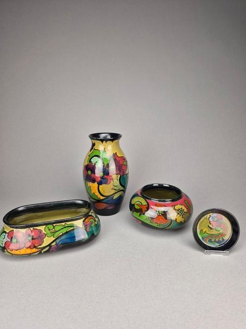 Lot glans plateel Zuid-Holland Gouda, Antiek en Kunst, Antiek | Keramiek en Aardewerk, Ophalen of Verzenden