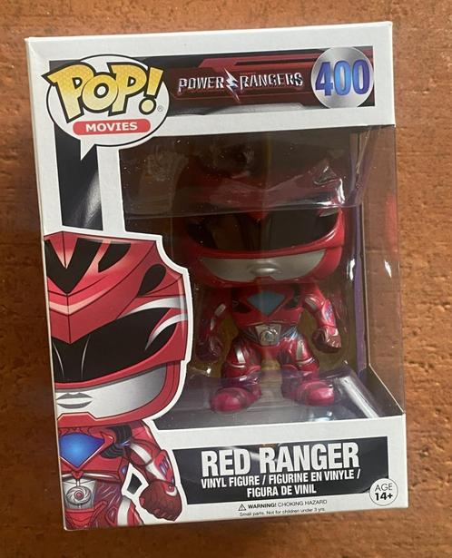 Funko Pop Movies Power Rangers - Red Ranger nr. 400, Verzamelen, Poppetjes en Figuurtjes, Nieuw, Ophalen of Verzenden