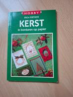 Kerst in borduren op papier, Ophalen of Verzenden, Zo goed als nieuw, Overige onderwerpen