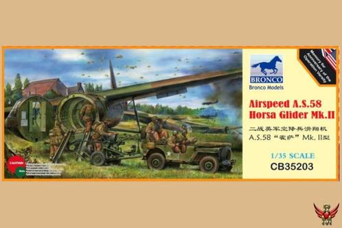 Bronco Models 1/35 Airspeed AS 58 Horsa Glider Mk II, Hobby en Vrije tijd, Modelbouw | Vliegtuigen en Helikopters, Nieuw, Vliegtuig