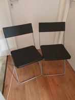 Klapstoel 2x, Huis en Inrichting, Stoelen, Ophalen, Zo goed als nieuw, Twee