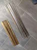 Ouderwetse, zware traproedes, loperstangen., Ophalen, Gebruikt, Koper of Messing