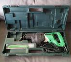 Hitachi Reciprozaag CR13V2 1010W + koffer & 3 bladen, Doe-het-zelf en Verbouw, Gereedschap | Zaagmachines, Gebruikt, 70 mm of meer