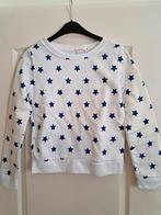 Nieuwe witte dames sweater met blauwe sterretjes maat 36 S, Ophalen of Verzenden, Nieuw, Maat 36 (S), Wit