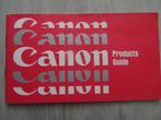 Brochure Canon producten jaren 50/60 , Verzamelen, Fotografica en Filmapparatuur, Ophalen of Verzenden, 1960 tot 1980, Overige typen