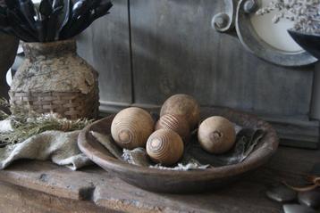 **AANBIEDING** oud houten schaal stoer sober landelijk  beschikbaar voor biedingen