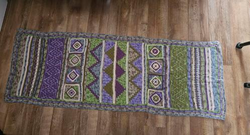 Gehaakte sjaal/wrap spirit of life. Orchid versie., Hobby en Vrije tijd, Breien en Haken, Zo goed als nieuw, Haken, Overige typen