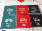 6x onderzetter  auto vintage deluxol, Ophalen of Verzenden, Zo goed als nieuw