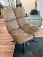 Comfortabele Taupe Draaifauteuil - Zo Goed Als Nieuw!, Huis en Inrichting, Fauteuils, Ophalen, Zo goed als nieuw, 75 tot 100 cm