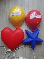 Wandlampen Ikea ster hart 2 X ballon (nieuw) kind, Huis en Inrichting, Lampen | Wandlampen, Ophalen of Verzenden, Zo goed als nieuw