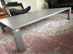 Salontafel Leolux Sonora 564-902 zilvergrijs, Ophalen, Gebruikt, 100 tot 150 cm, 50 tot 100 cm