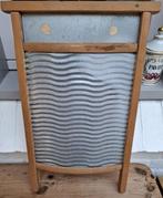 Oud houten wasbord met zink, Antiek en Kunst, Antiek | Gereedschap en Instrumenten, Ophalen of Verzenden