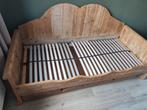 Handgemaakt steigerhouten bed met nachtkastje, Ophalen, 90 cm, Eenpersoons, Steigerhout
