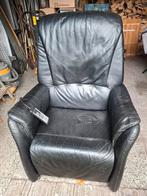 Sta op stoel, Huis en Inrichting, Fauteuils, Ophalen, Gebruikt, 50 tot 75 cm, Leer