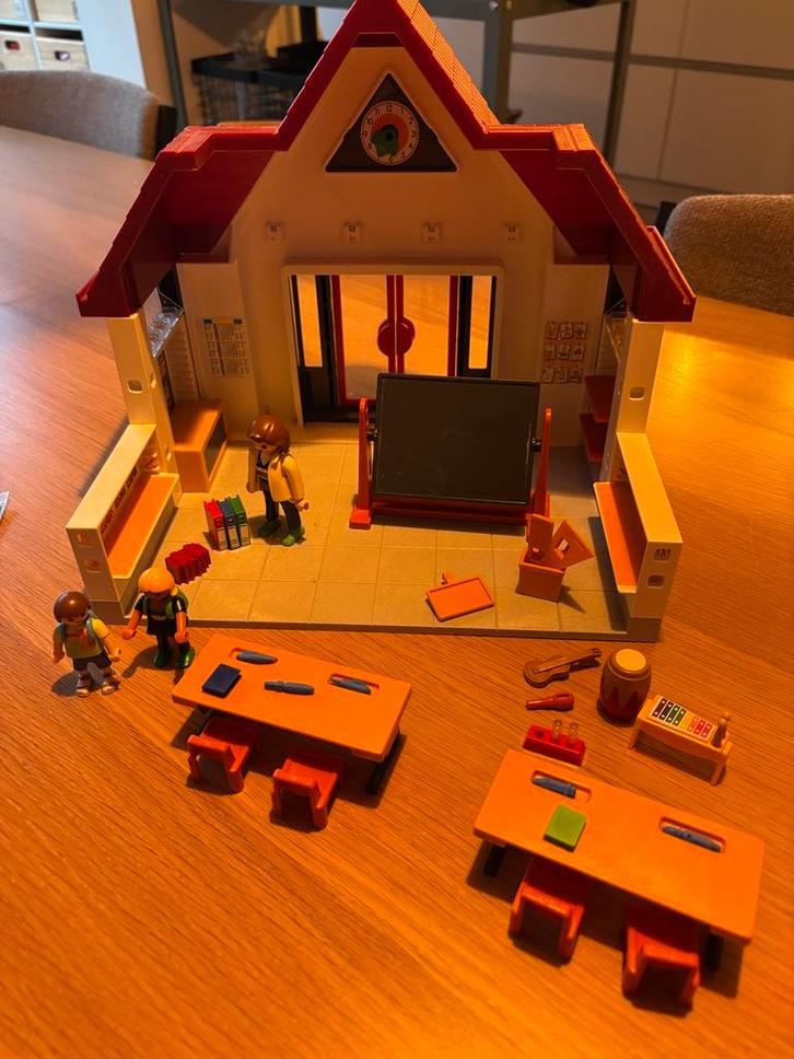 Playmobil school 6865 - bijna compleet, Kinderen en Baby's, Speelgoed | Playmobil, Gebruikt, Complete set, Ophalen of Verzenden