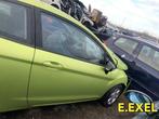 Deur rechts 3DRS Ford Fiesta 2008-17 Kleur 59 GROEN, Rechts, Gebruikt, Deur, Herkomst onderdeel bekend