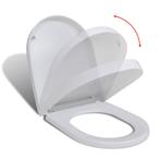 Toiletbril toilet zitting softclose wcbril wit GRATIS BZRGD, Verzenden, Zo goed als nieuw, Wit, Overige typen