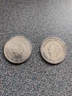10 Gulden munt 1945-1970; 2 stuks, Zilver, Ophalen of Verzenden, Koningin Juliana, 10 gulden