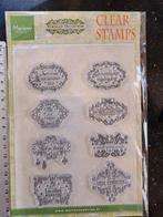 MARIANNE DESIGN STEMPEL NEDERLANDSE TEKST VINTAGE CHRISTMAS, Hobby en Vrije tijd, Stempelen, Ophalen of Verzenden, Nieuw, Clearstamp