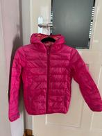 Roze lichte donsjas mt 134, Ophalen of Verzenden, Zo goed als nieuw, Meisje, Jas
