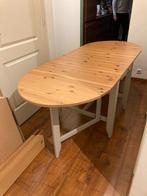 Mooie massief houten tafel IKEA "Gamleby", 200 cm of meer, 50 tot 100 cm, Gebruikt, Ophalen