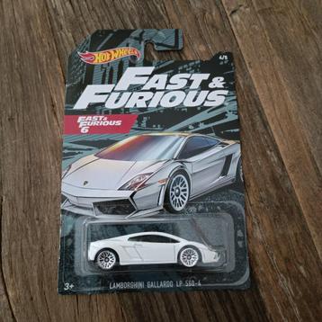 Hot Wheels Lamborghini Gallardo LP 560-4 Fast & Furious 6 beschikbaar voor biedingen
