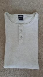 Boss lichtgrijze polo maat XL Nieuw   longsleeve, BOSS, Verzenden, Grijs, Maat 56/58 (XL)