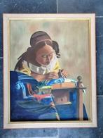Kantkloster Vermeer 2.0 gesigneerd, Antiek en Kunst, Kunst | Schilderijen | Klassiek, Ophalen of Verzenden