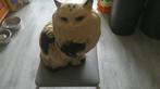 2 porseleinen katten beelden, Antiek en Kunst, Ophalen