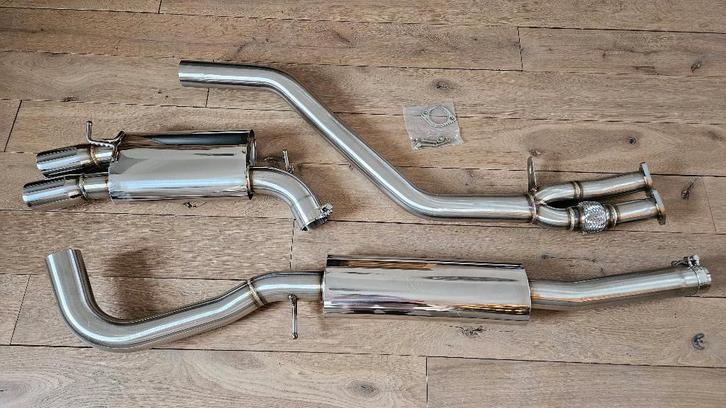 Uitlaat catback systeem rvs BMW E90 / E92 N52 MOTOR 325 328, Auto diversen, Tuning en Styling, Ophalen of Verzenden