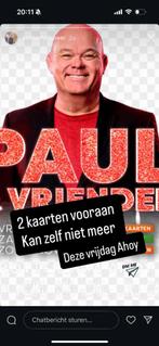 2 kaartjes Paul de leeuw concert, Tickets en Kaartjes, Twee personen, November