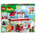 LEGO DUPLO - 10970 Brandweerkazerne & Helikopter, Kinderen en Baby's, Speelgoed | Duplo en Lego, Nieuw, Complete set, Duplo, Ophalen of Verzenden