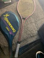 Vintage BADMINGTON Racket - Browning & Jaguar, Sport en Fitness, Tennis, Overige merken, Gebruikt, Ophalen of Verzenden, Racket