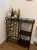 Wijn rek dranken rek kast barcart, Ophalen, Overige materialen, 15 tot 25 flessen, Zo goed als nieuw