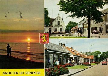Groeten uit Renesse - 3 afb + wapen - 1981 gelopen beschikbaar voor biedingen