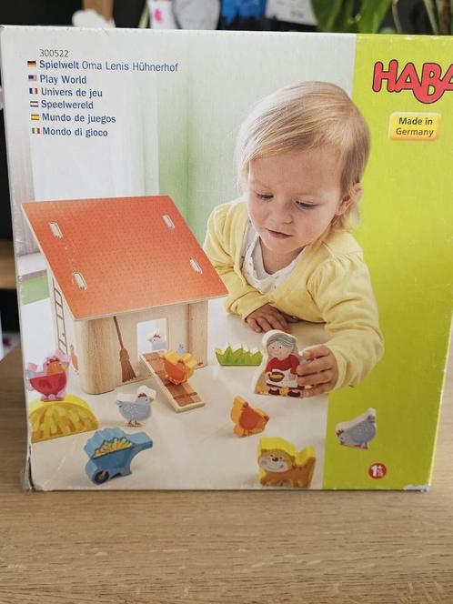 HABA Houten boerderij Set 300522, Kinderen en Baby's, Speelgoed | Houten speelgoed, Zo goed als nieuw, Overige typen, Ophalen of Verzenden