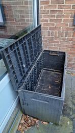 Opberg box tuin; tuinkussens / speelgoed voor buiten, Tuin en Terras, Tuinsets en Loungesets, Ophalen, Gebruikt, Rotan