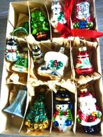kerst bonte kerstfiguren in doos, Ophalen of Verzenden, Zo goed als nieuw
