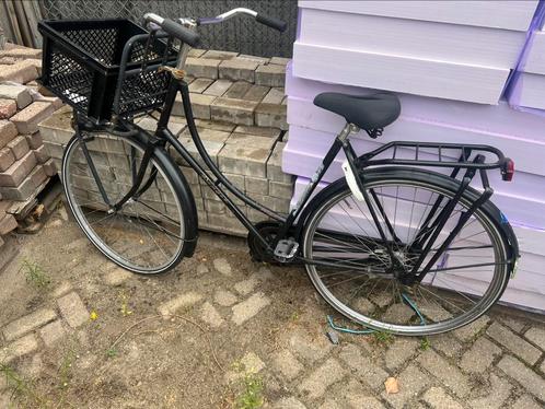 omafiets met mand, Fietsen en Brommers, Fietsen | Dames | Omafietsen, Gebruikt, Ophalen