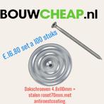 Kombidakvoetprofiel productie lengte 1.50en 3.00mtr, Kunststof, Verzenden, Zwart, Nieuw